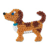 Perro de tablero de cuentas de hierro de Hama