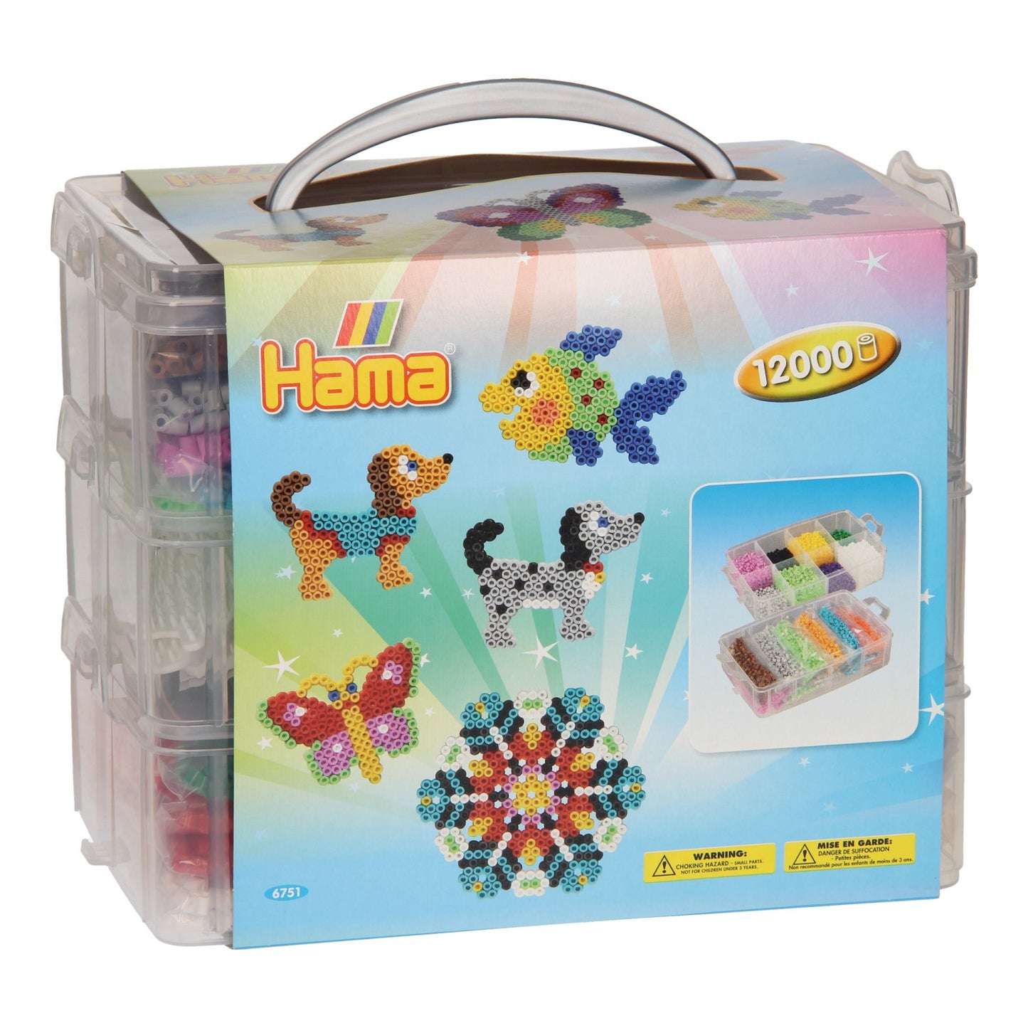 Hama Irrating Bead ambientato nel bidone, 12.000 °.