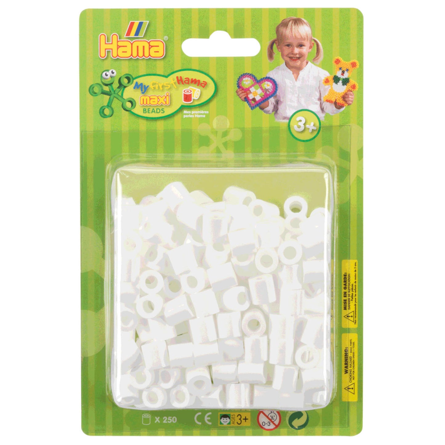 Hama Iron Beads Maxi White, 250st.