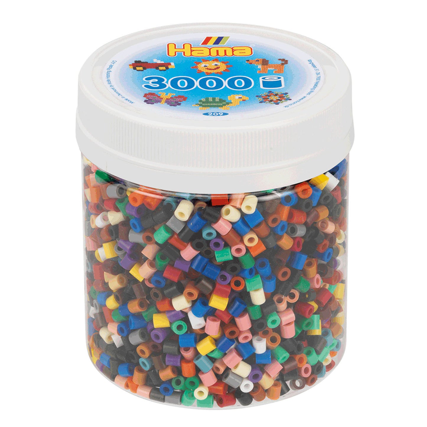 Hama Iron Beads en la mezcla de color (67), 3000.