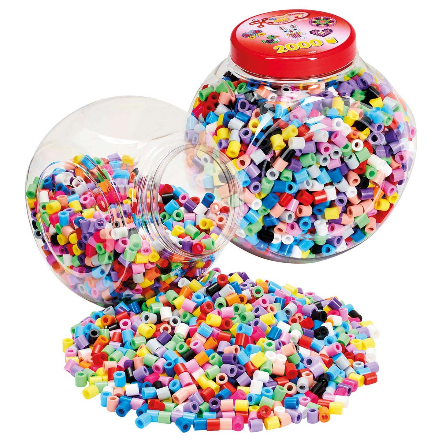 Hama Ironing Bead Set en Pot Maxi Pastelmix, 2000.