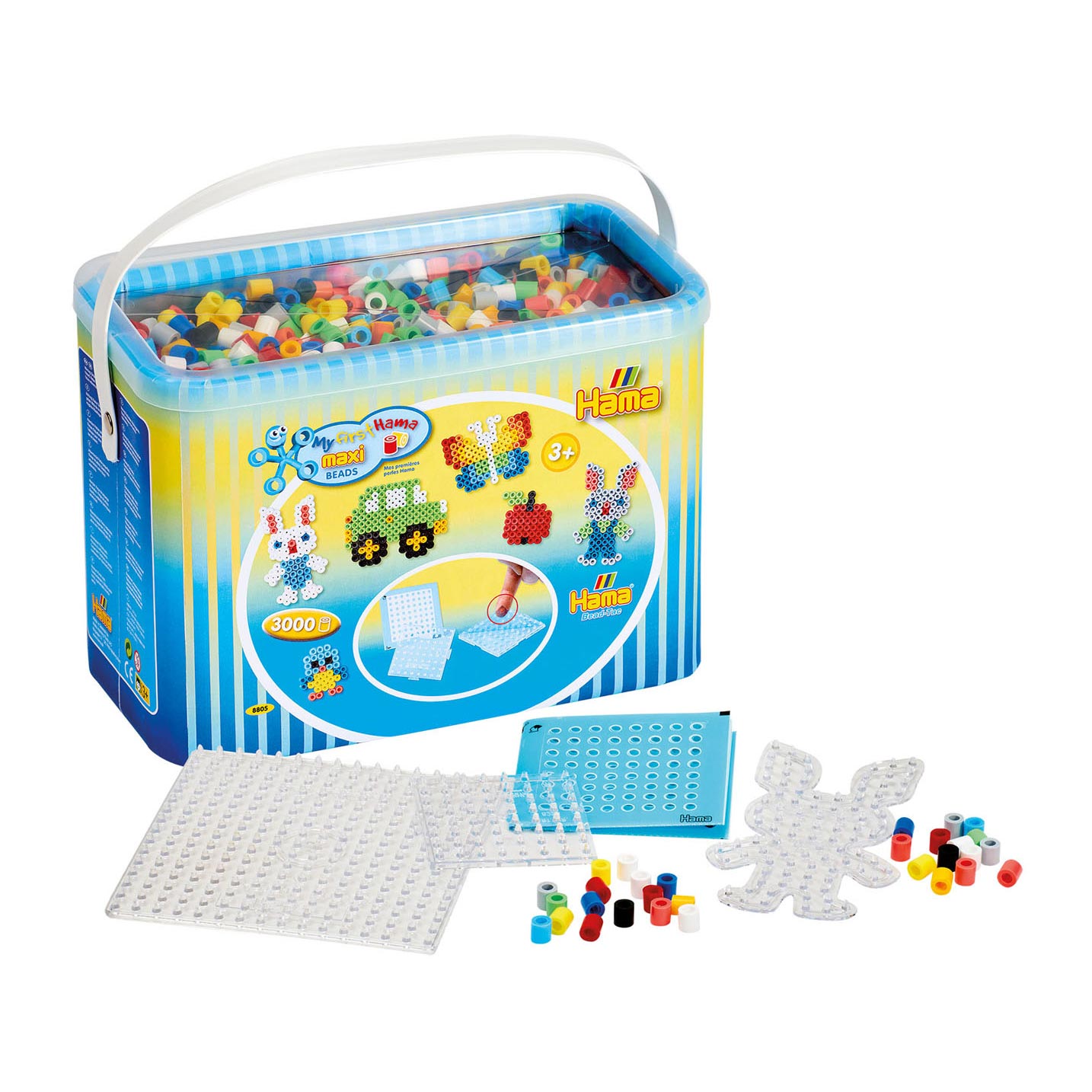 Set di stiratura Hama Bead-Tac, 3000st.