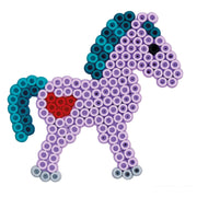 Hama strijkkralen paarden en prinses met 4 grondplaten 3000 stuks - afbeelding 2