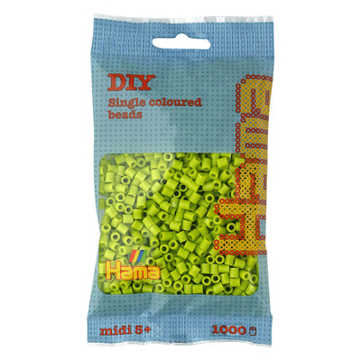Hama String Beads Lime (104), 1000st.