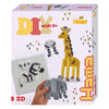 Hama Iron Bead Set Box Regalo 3D Safari