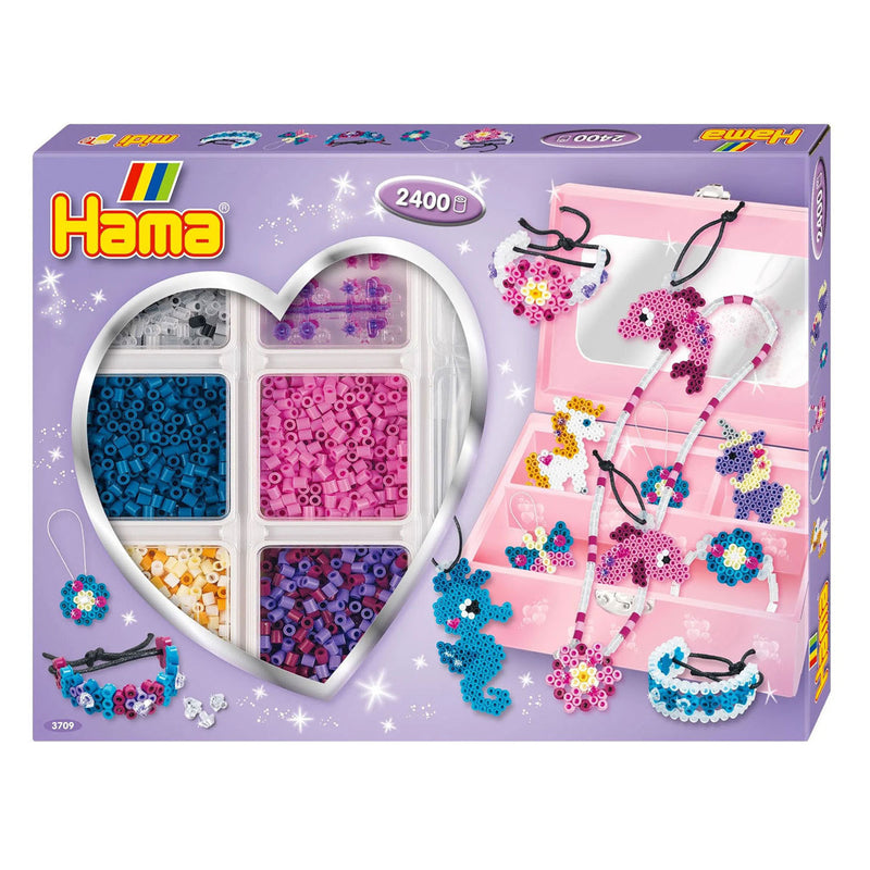 I gioielli set di perline da stiro Hama rendono viola, 2400 °.