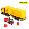 Dickie DHL set con camión y camión de carretillas elevadoras