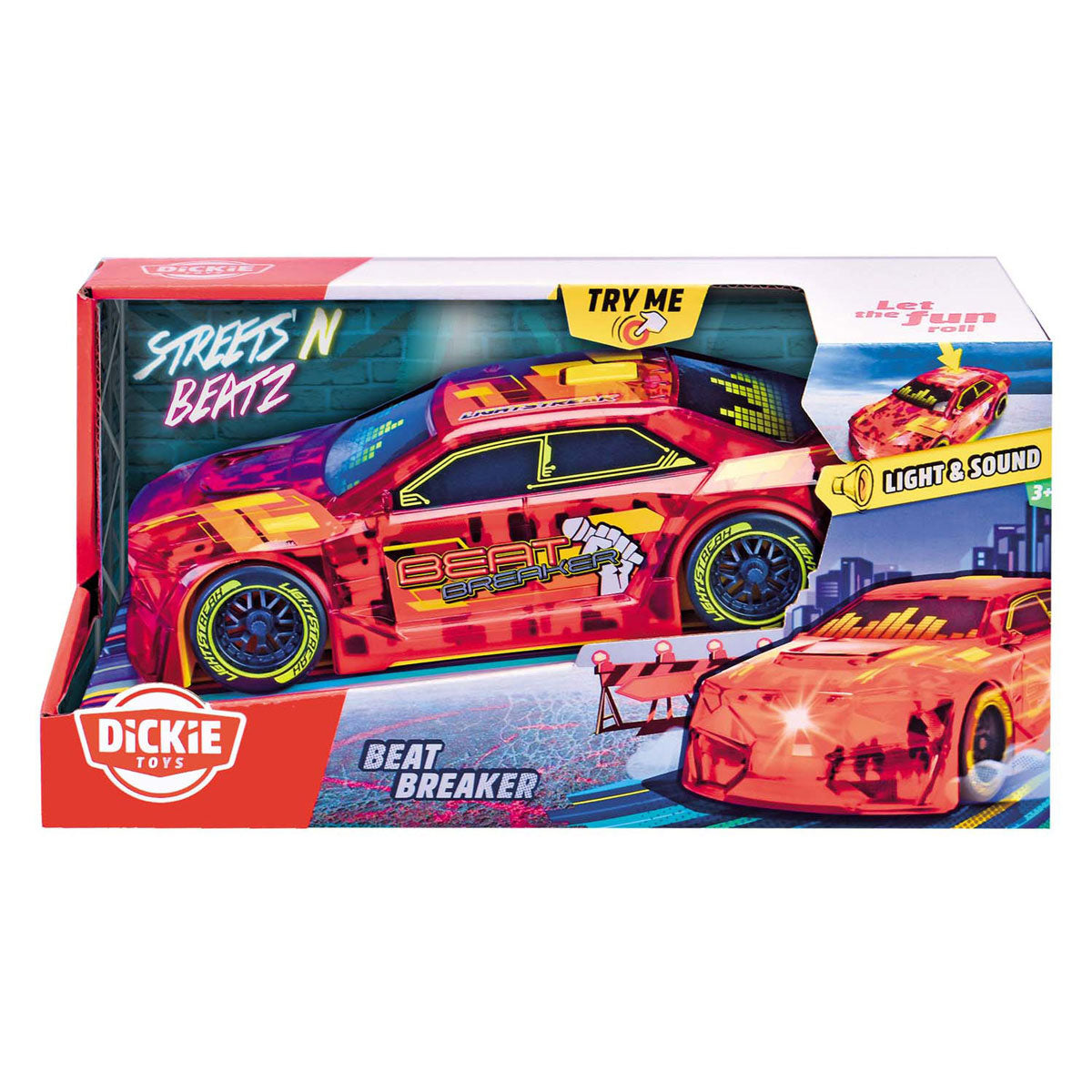 Dickie Beat Breaker Red Racing Car