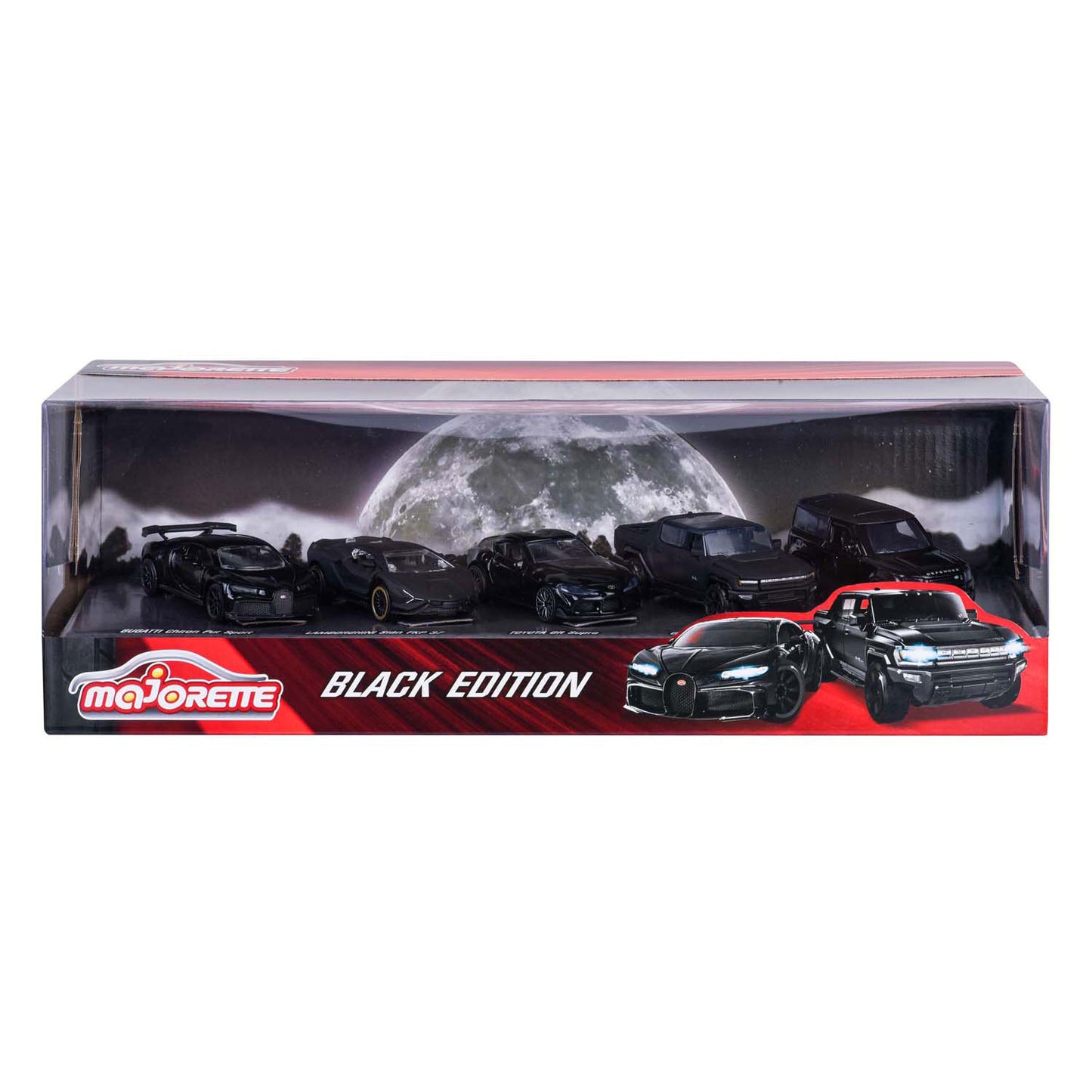 Majorette Black Edition Die-Cast Vehicles, 5dlg.