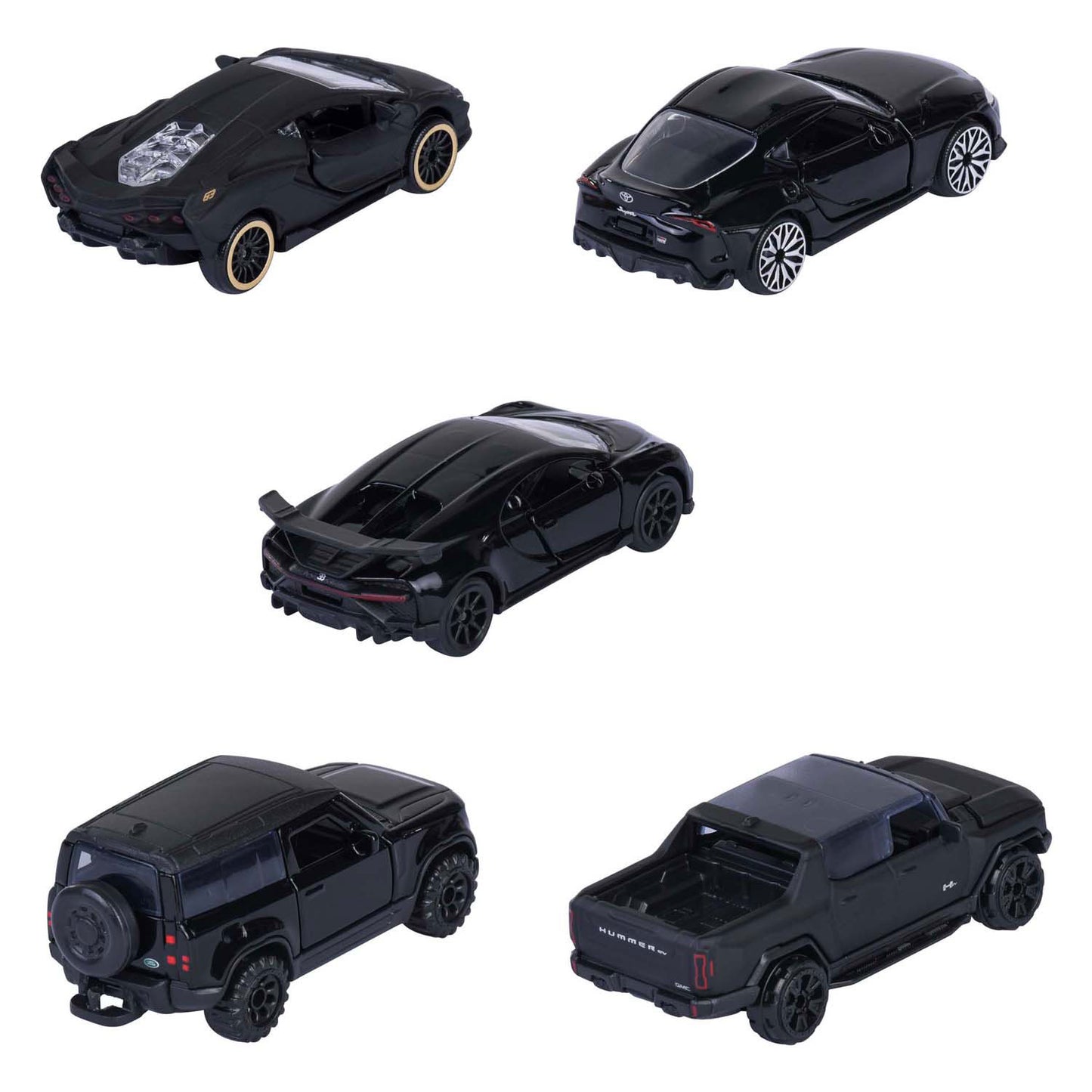 Majorette Black Edition Die-Cast Vehicles, 5dlg.