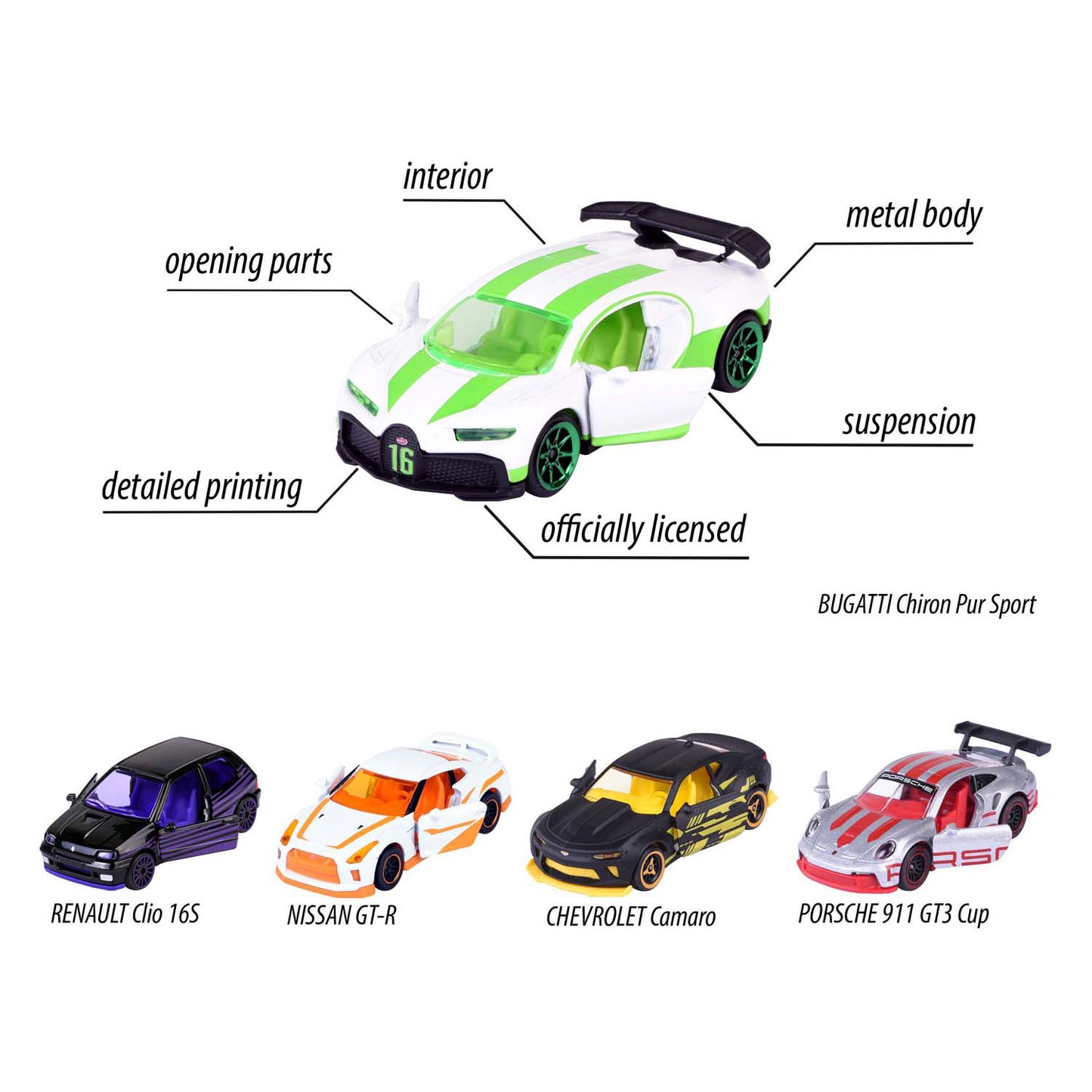 Majorette Die-Cast Vehicles Limited Edition 10, 5dlg.