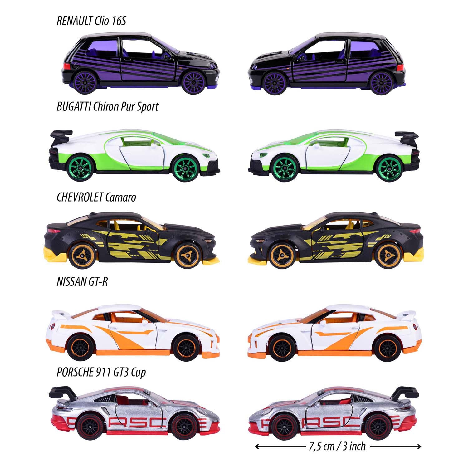 Majorette die-cast voertuigen limited edition 10, 5dlg.