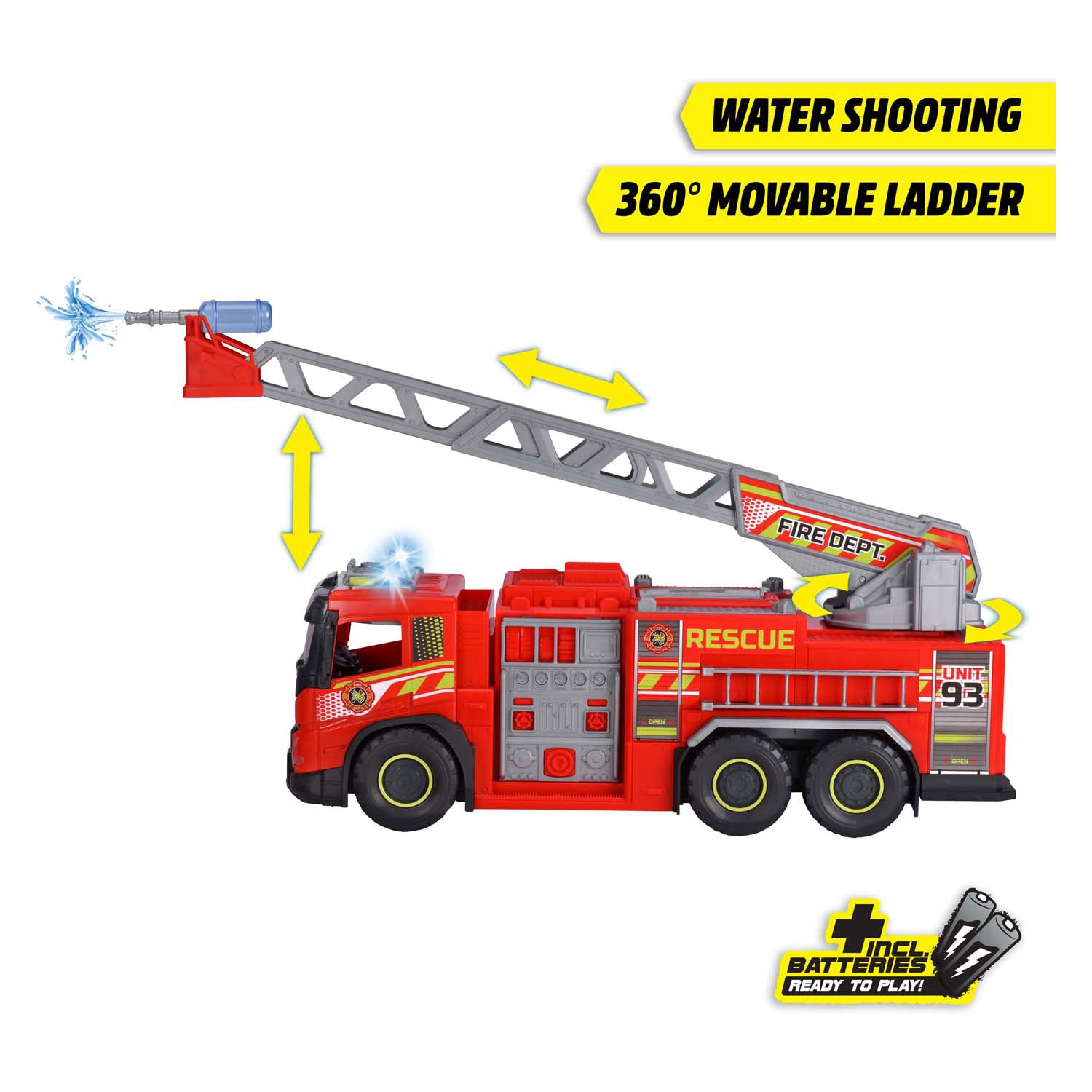 Dickie Fire Truck con luce e effetti sonori