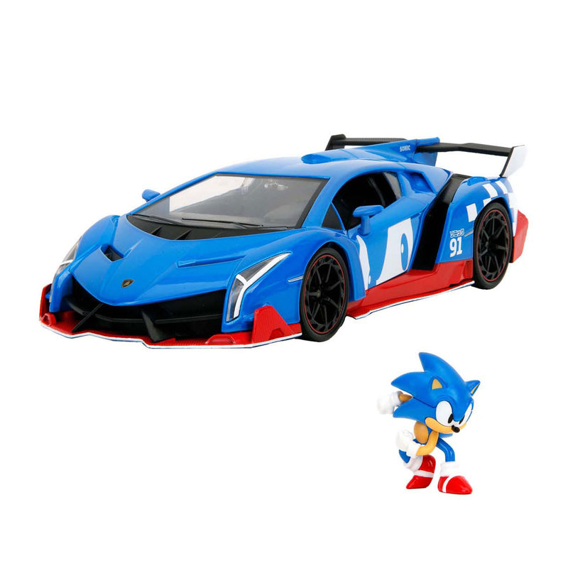 Jada giocattoli jada sonic lamborghini veneno 1:24