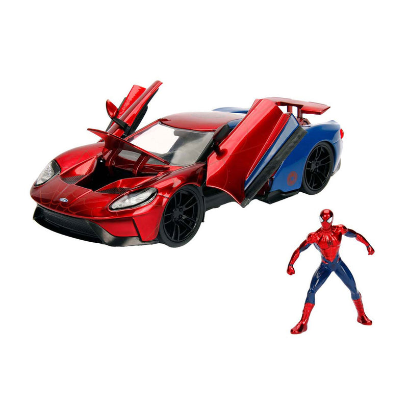 Jada juguetes jada marvel spiderman 2017 ford gt 1:24
