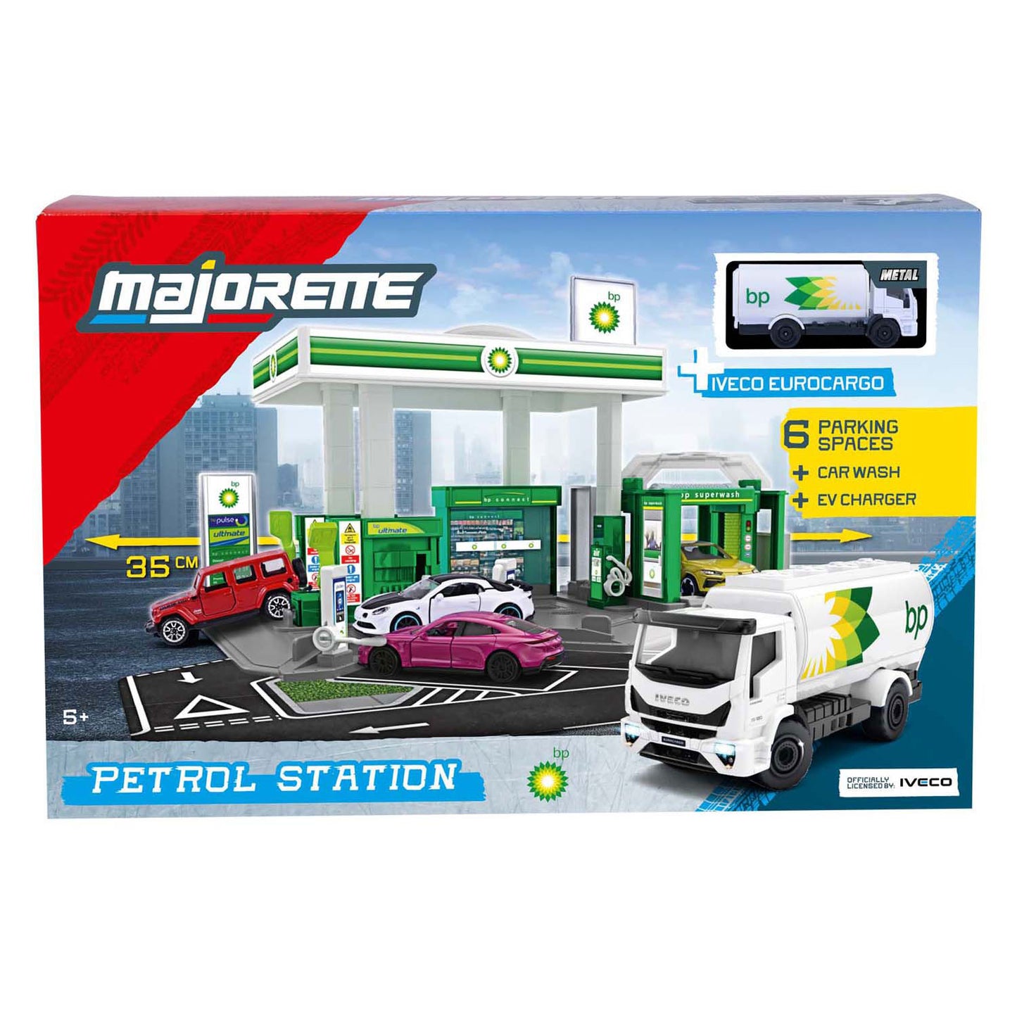 Stazione di servizio BP 38x25x10 cm comprese le petroliere