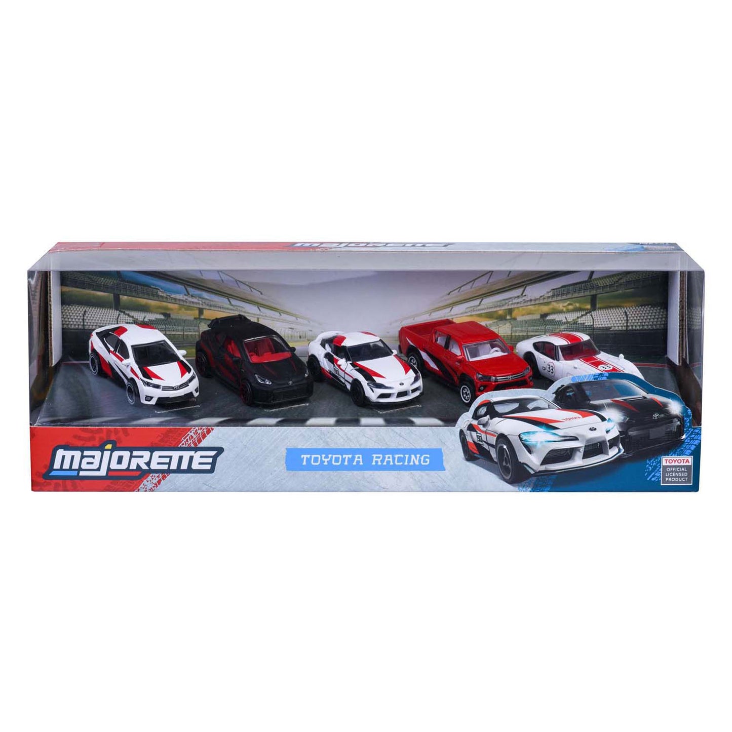 Set da corsa Majorette Japan, 5 pezzi.