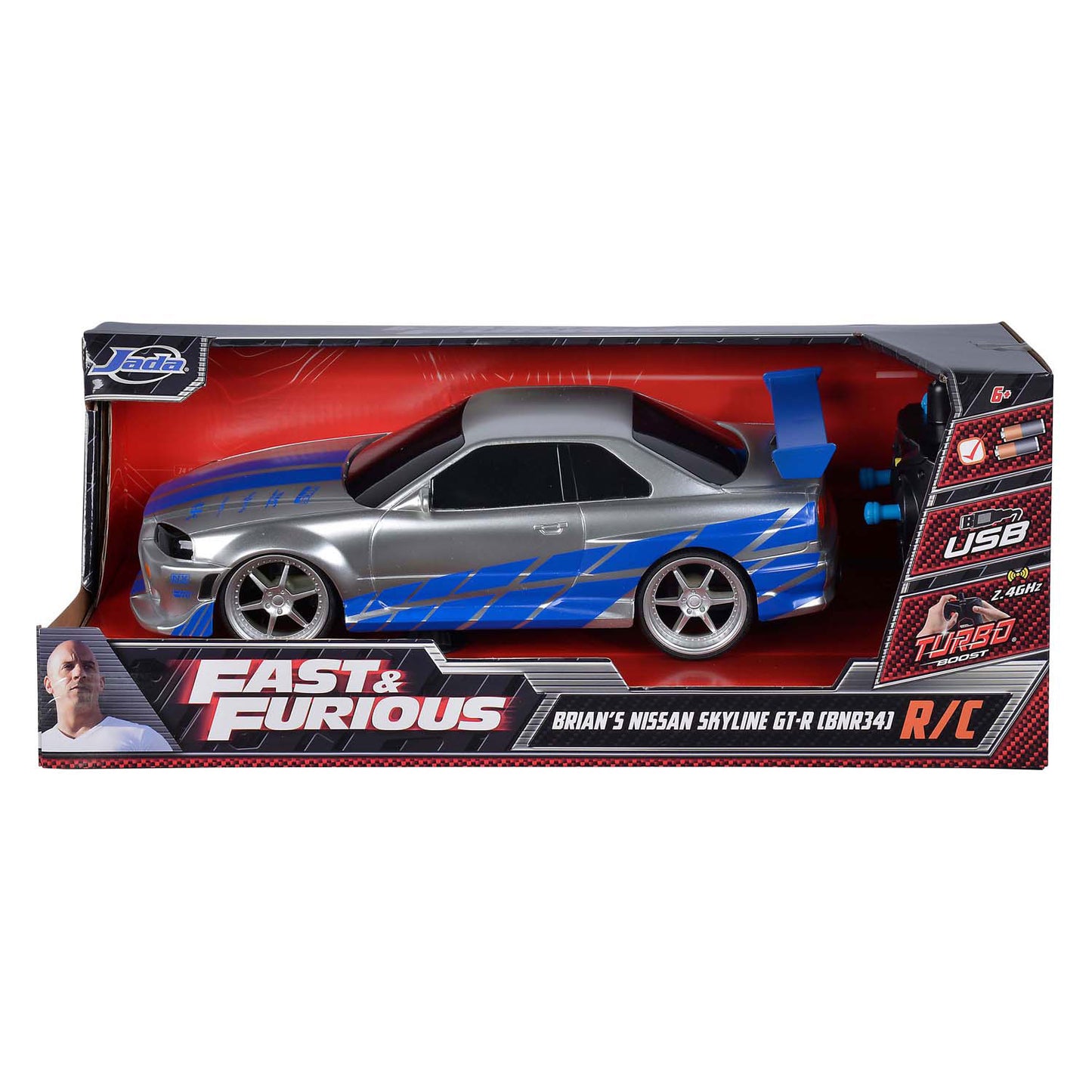 Jada giocattoli Jada Fast Furious RC Nissan Skyline GTR 1:16
