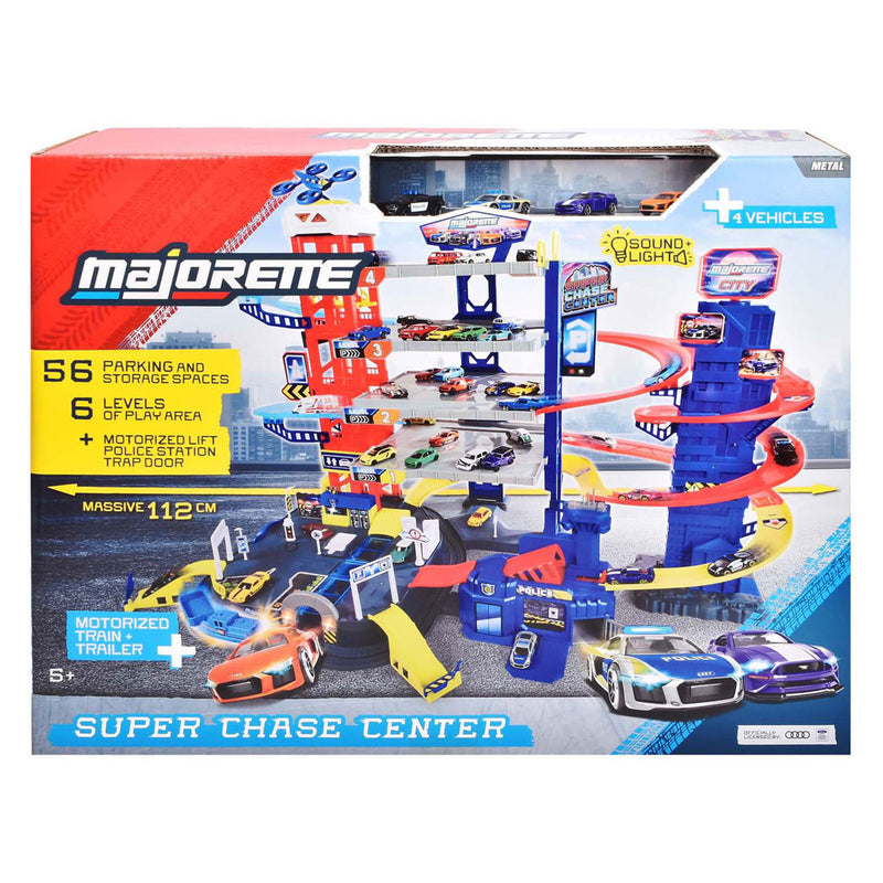 Centro di super caccia Majorette con 5 veicoli
