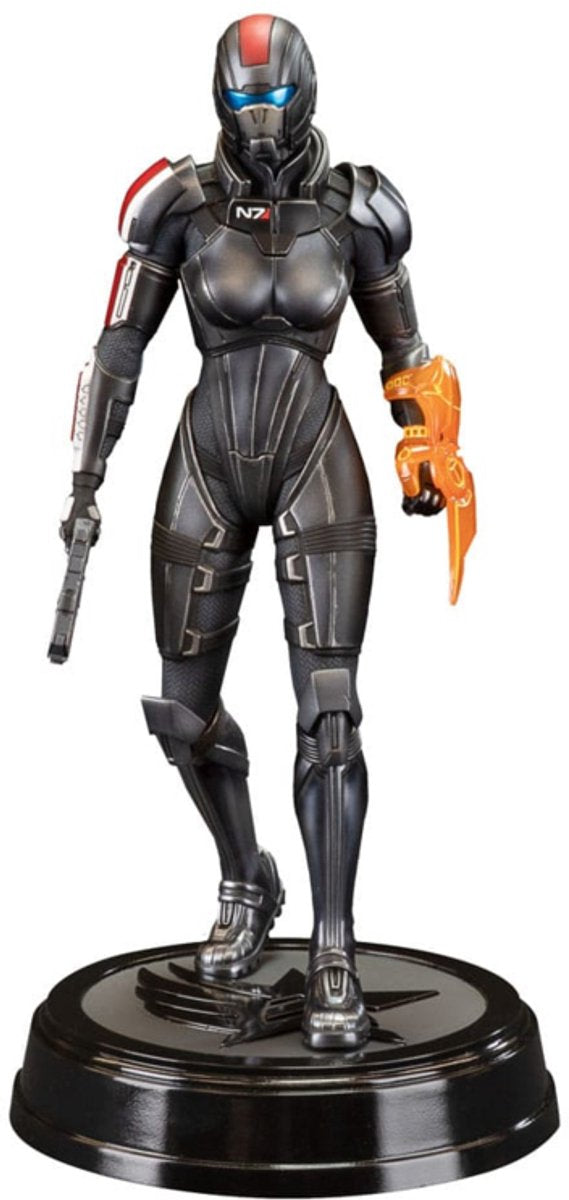 Statua in pvc effetto massa cavallo scuro comandante Jane Shepard statua da 23 cm