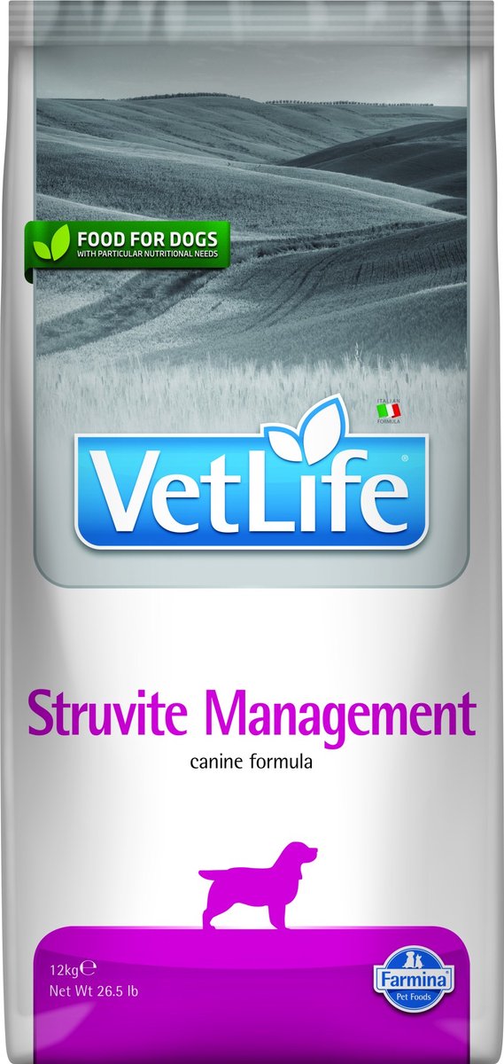 Vet life farmina dog struvite management 12 kg