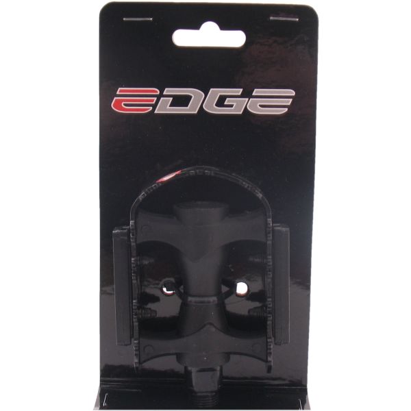 Edge pedal set MTB plastic with iron edge black