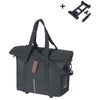 Basil Fietshandtas City Mik 8 - 11 litros 19 x 30 x 26 cm - negro