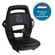 Widek b.v. qibbel achterzitje junior 6+ longtail bagagedrager zwart
