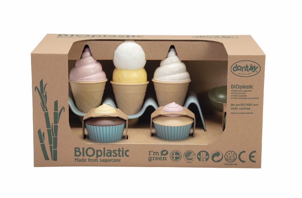 Dantoy Dantoy Bioplastic Ice Cream Set 15 pezzi