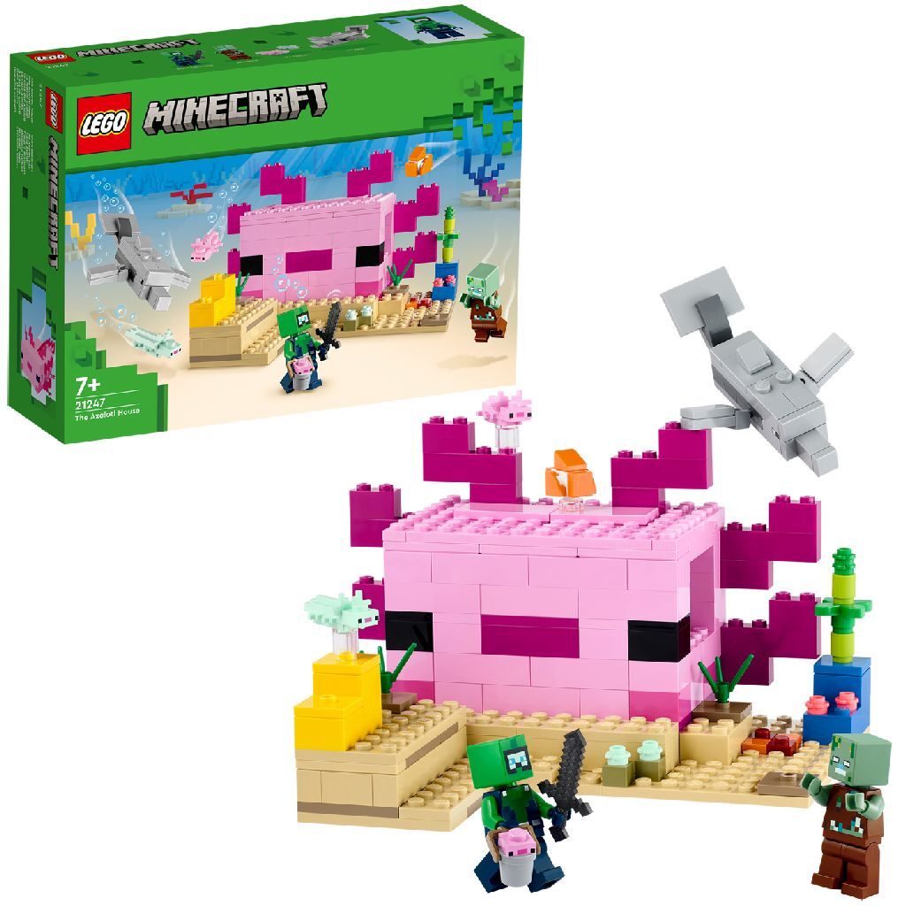 Lego LEGO Minecraft 21247 La casa dell'Axolotl