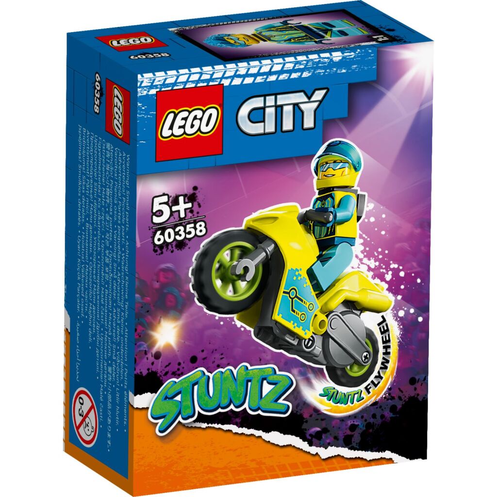 LEGO CITY 60358 STUTZ CYBER HUTOD MOTORE