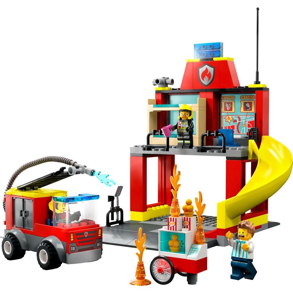 Lego LEGO City 60375 Parque y camión de bomberos