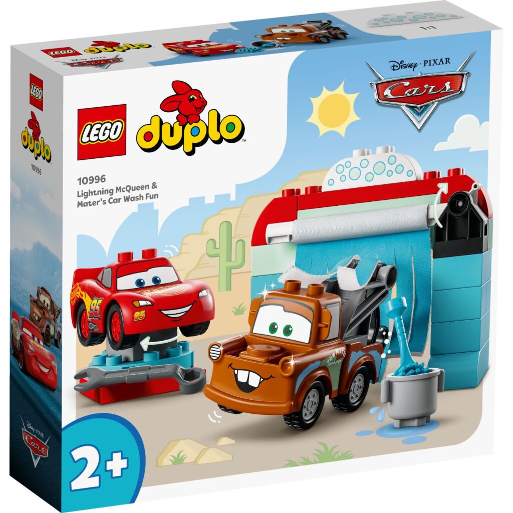 Lego Duplo Duplo 10996 Disney Bliksem McQueen + Takel Wasstraat