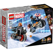 Lego Marvel 76260 Captain America en Black Widow Motoren - afbeelding 1