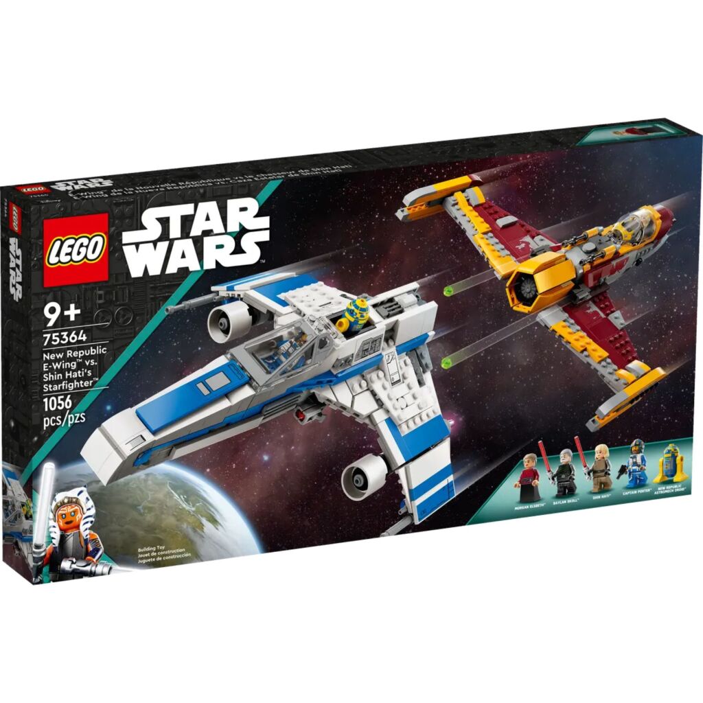 LEGO LEGO Star Wars 75364 Republic E-Wing vs. Set de nave espacial Starfighter de Shin Hati