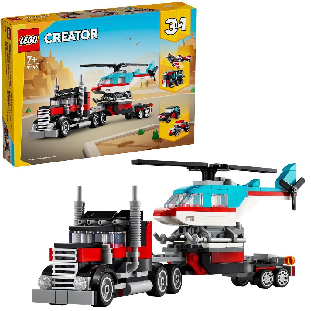 LEGO LEGO Creador 31146 Camión con helicóptero