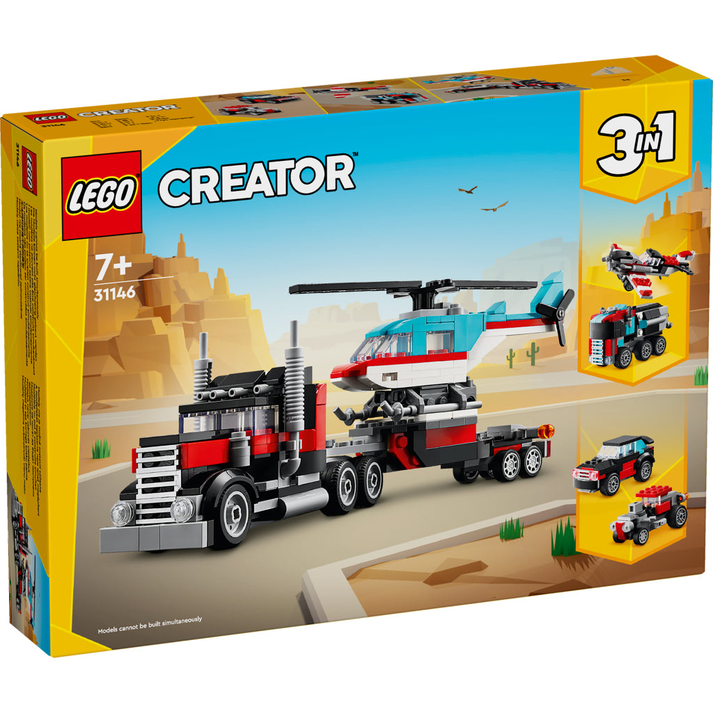 LEGO LEGO Creador 31146 Camión con helicóptero