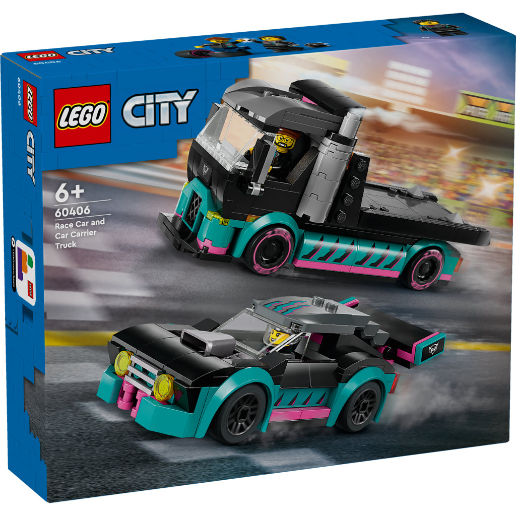 LEGO LEGO CITY 60406 RACEMAUT Y TRANSPORTETRUCK