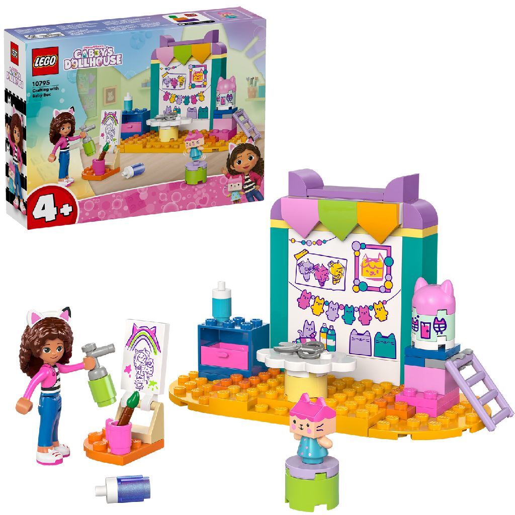 LEGO LEGO Gabby's Dollhouse 10795 Artesanía con gatito bebé