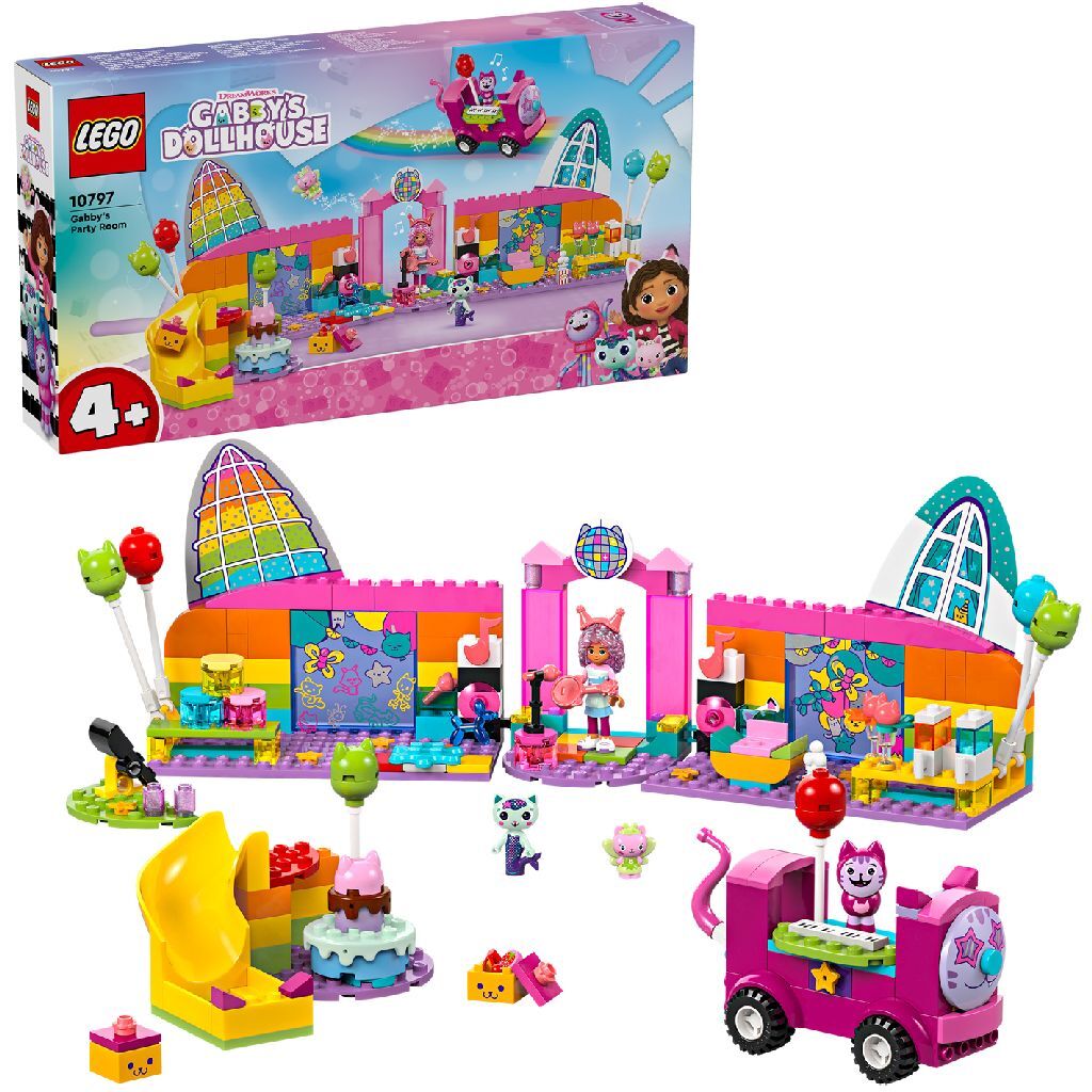 LEGO LEGO Gabby's Dollhouse 10797 Rala de fiesta de Gabby