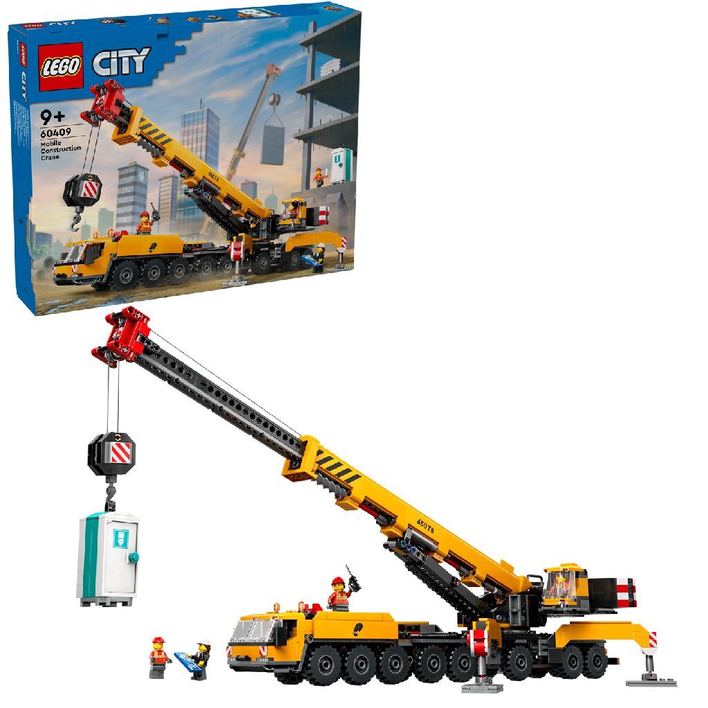 LEGO LEGO CITY 60409 Gialla Crane di costruzione mobile