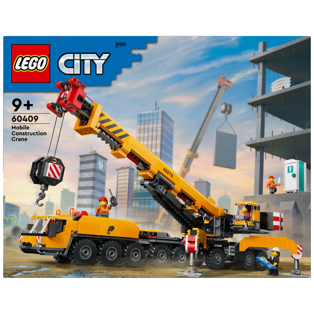 LEGO LEGO CITY 60409 Crane de construcción móvil amarilla