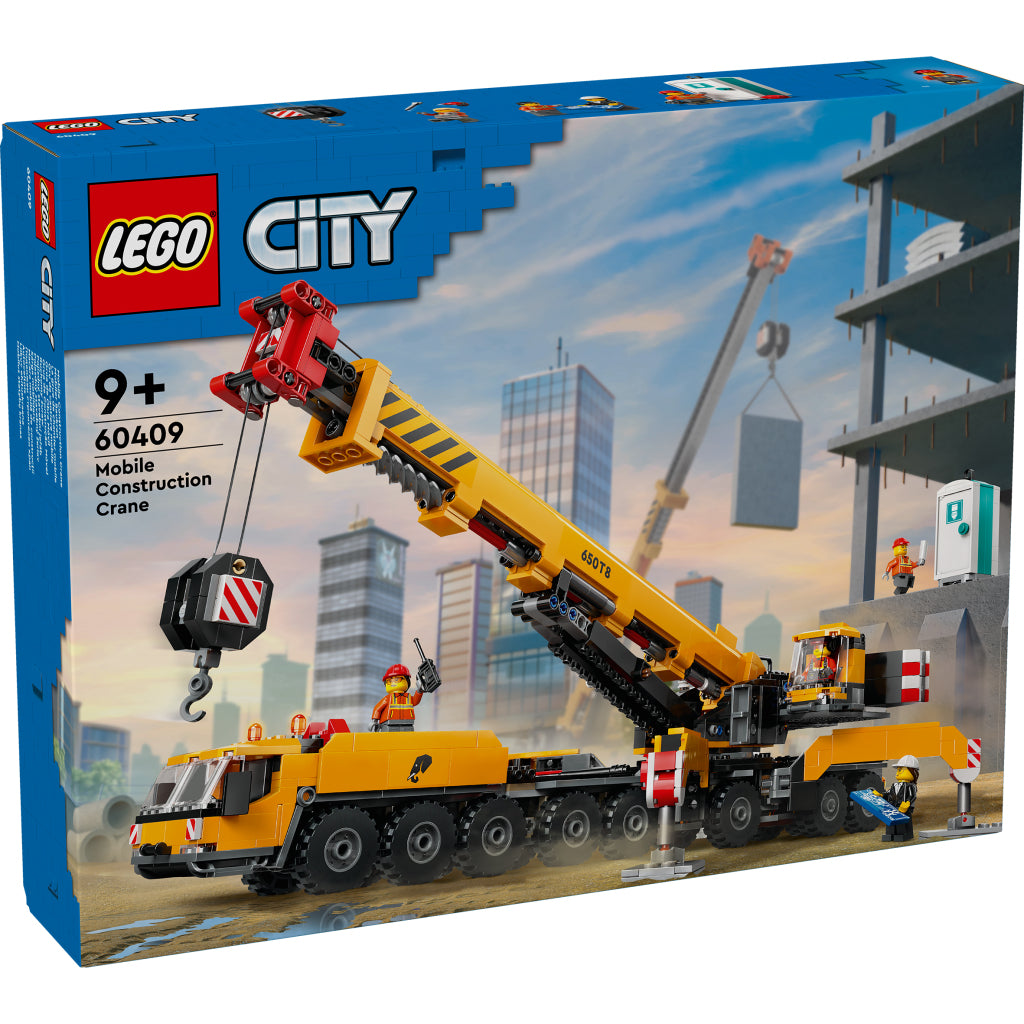 LEGO LEGO CITY 60409 Crane de construcción móvil amarilla