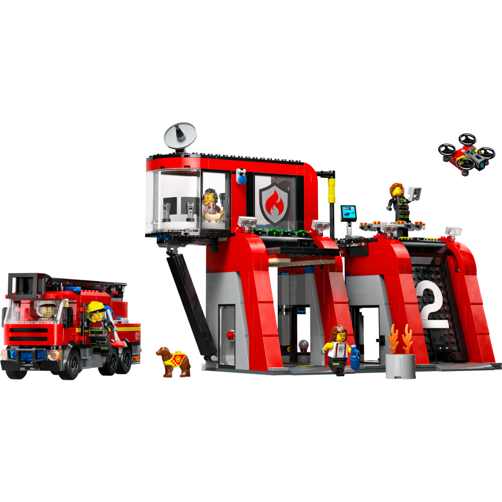 Lego LEGO City 60414 Parque y camión de bomberos