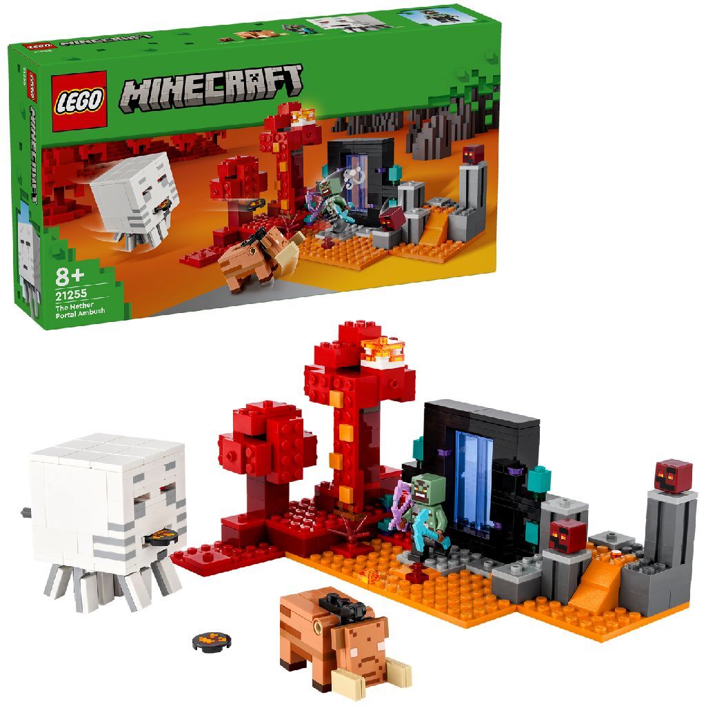 LEGO LEGO Minecraft 21255 emboscada en el portal inferior