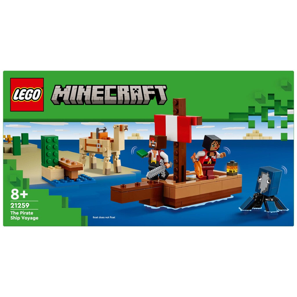 LEGO Minecraft 21259 La gita della nave pirata