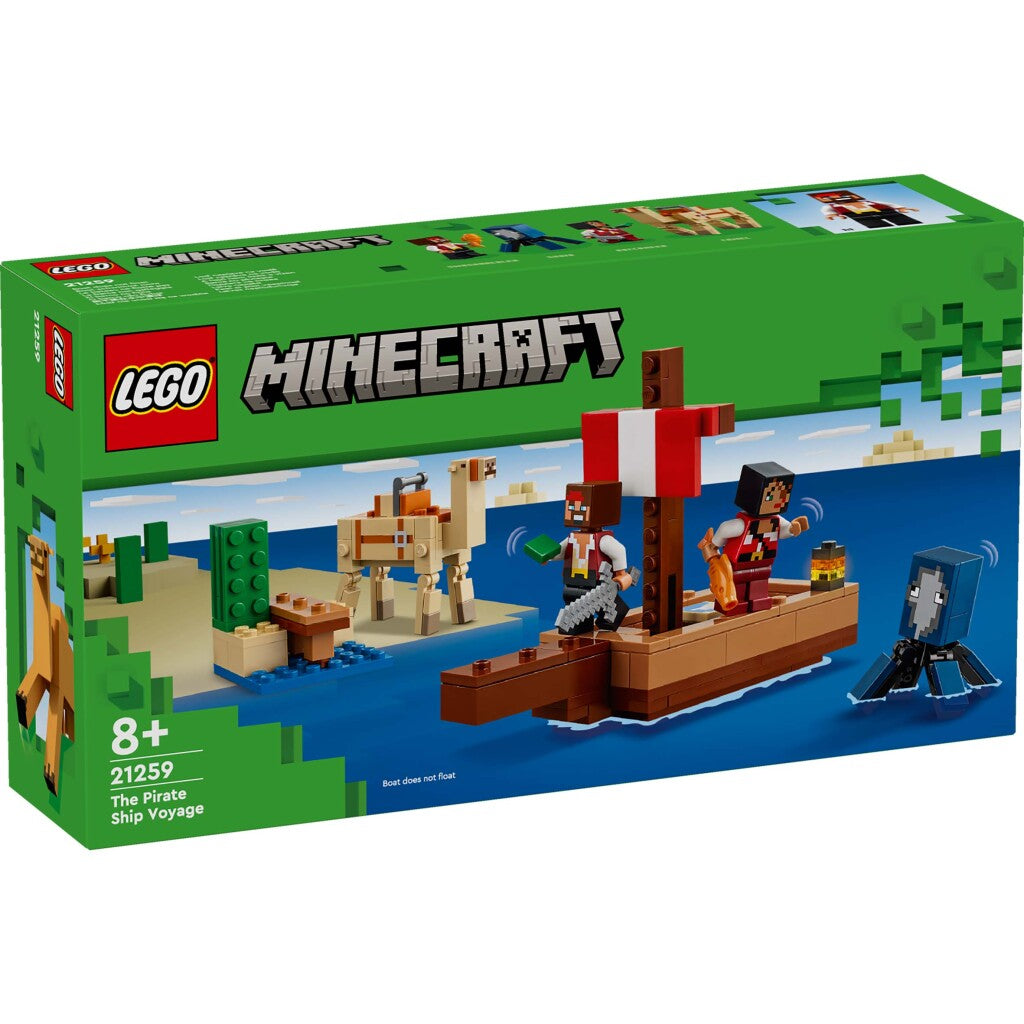 LEGO Minecraft 21259 El viaje de la nave pirata