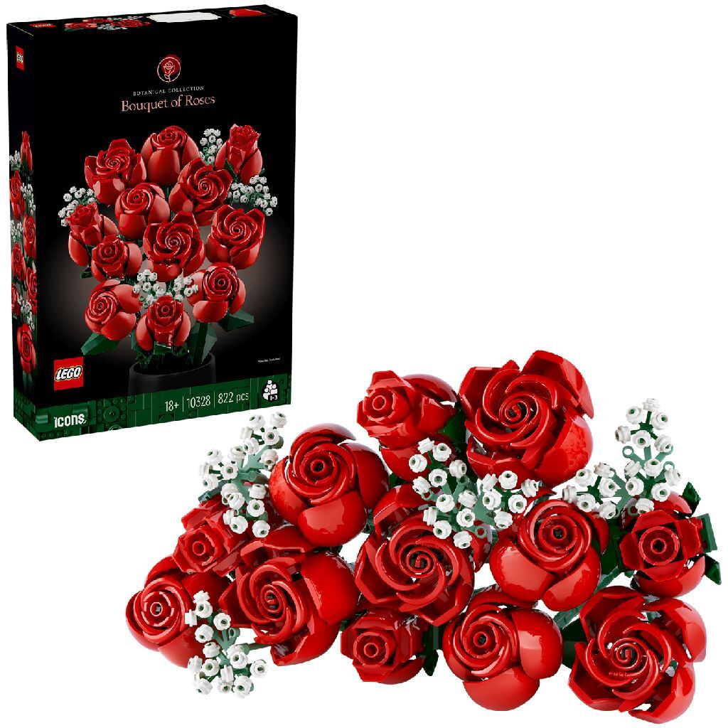 Lego icons 10328 botanical rozenboeket