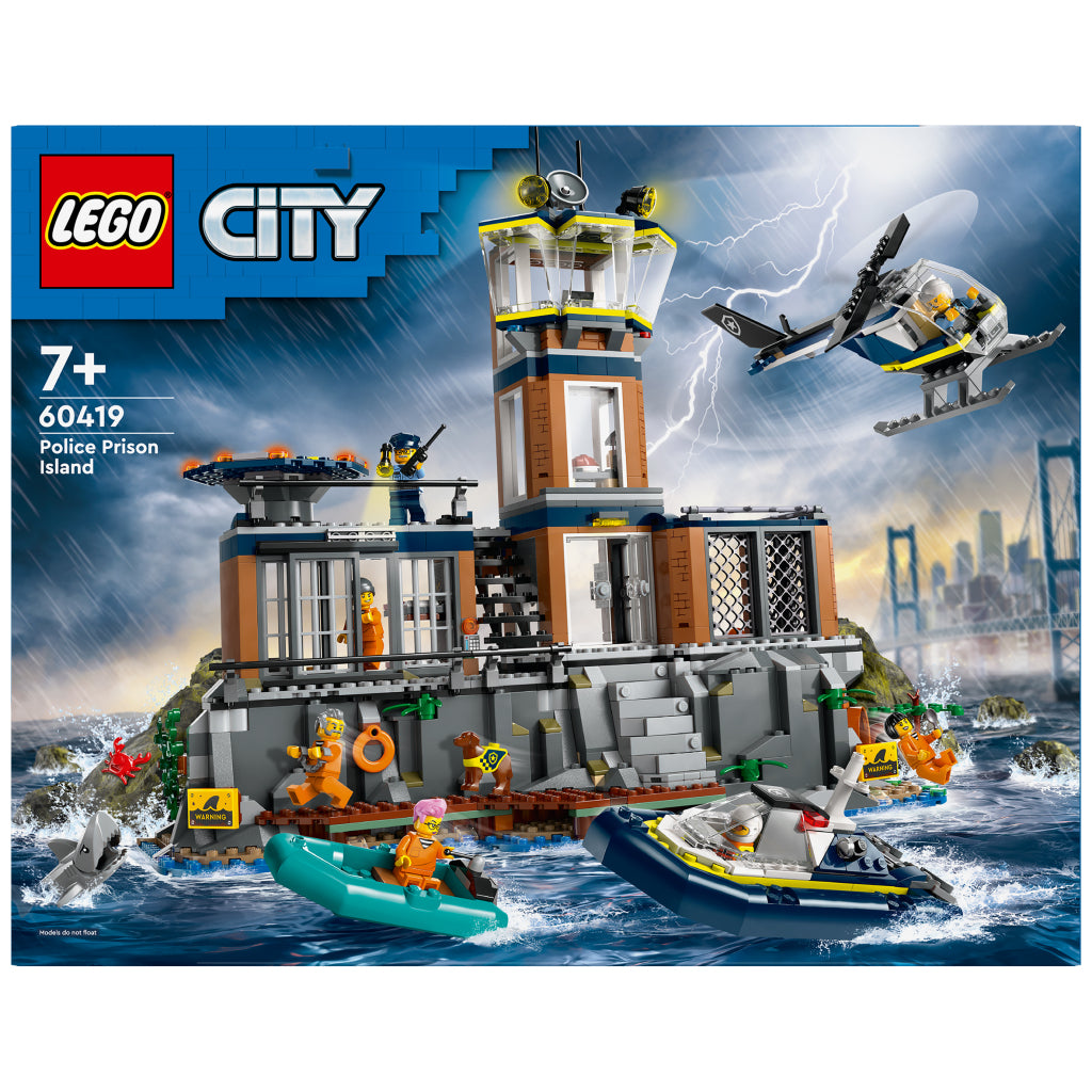 LEGO CIUDAD DE LEGO 60419 ISLANDA DE CARRIERO DE POLICÍA