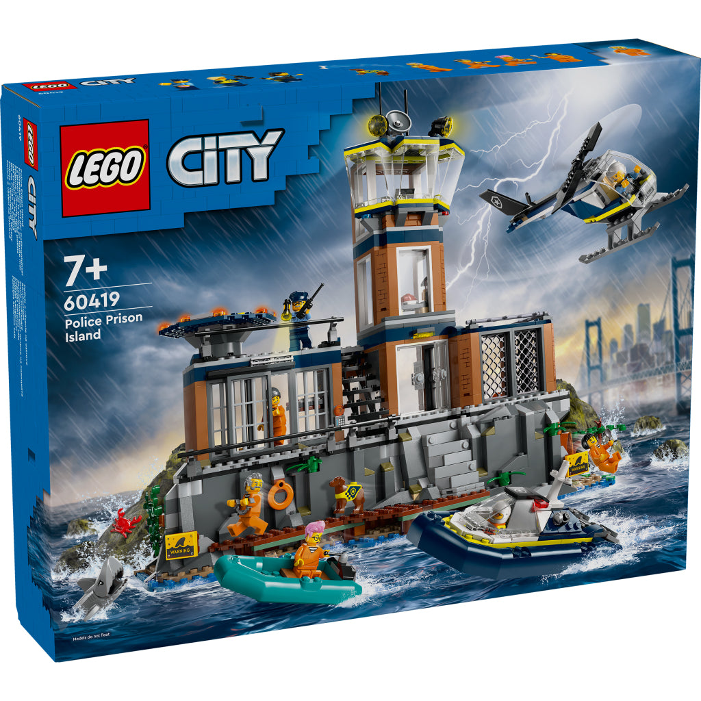 LEGO CIUDAD DE LEGO 60419 ISLANDA DE CARRIERO DE POLICÍA